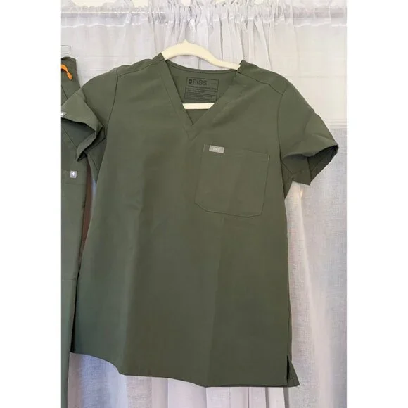FIGS Women’s Medical Scrubs Moss (Olive Green) XXS - Picture 4 of 6
